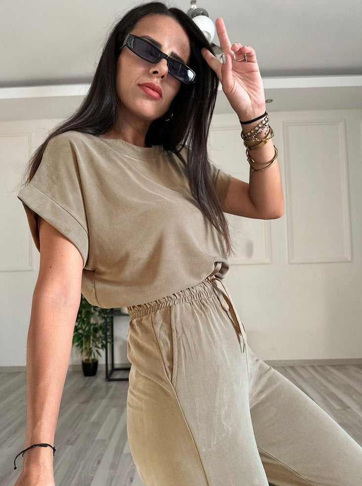 Levoire | Combinaison Manches Courtes Taille Haute