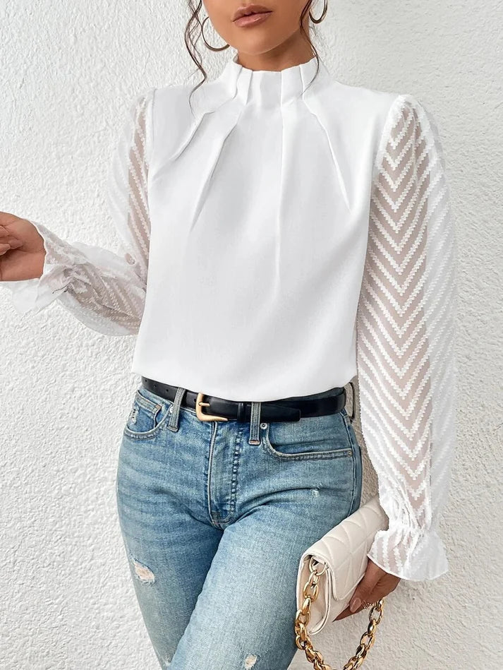 Levoire | Haut Élégant Pour Femmes Blanc