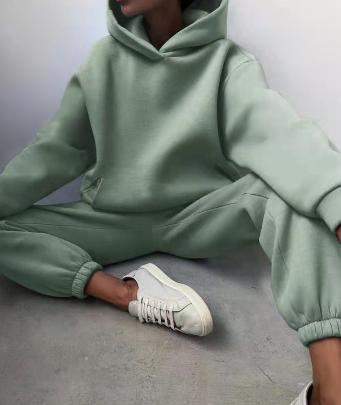 Levoire | Sweat À Capuche Chic Et Ensemble De Jogging Pour Femmes Vert
