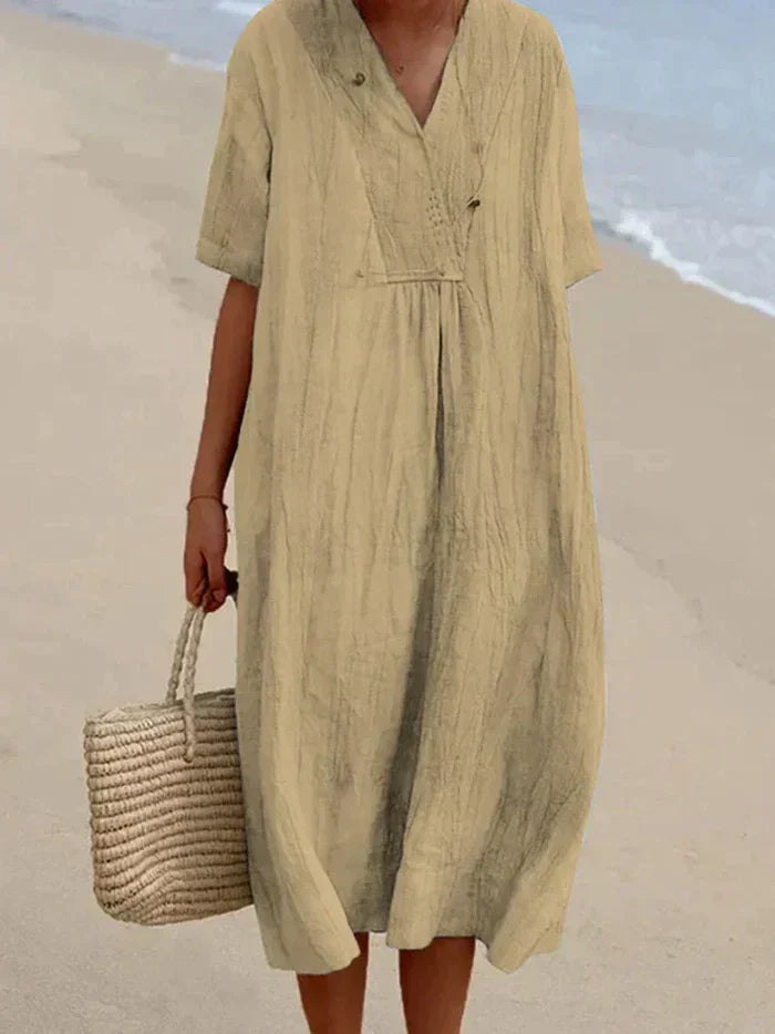 Levoire | En Lin Et Coton Khaki