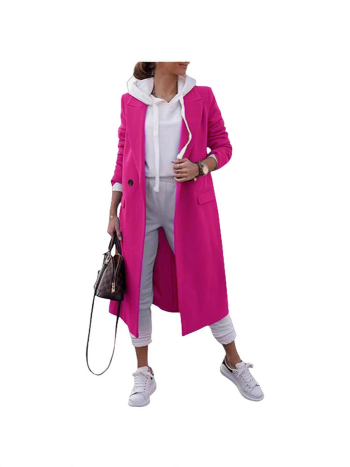 Veste de transition élégante pour femmes avec col chic et poches pratiques Levoire