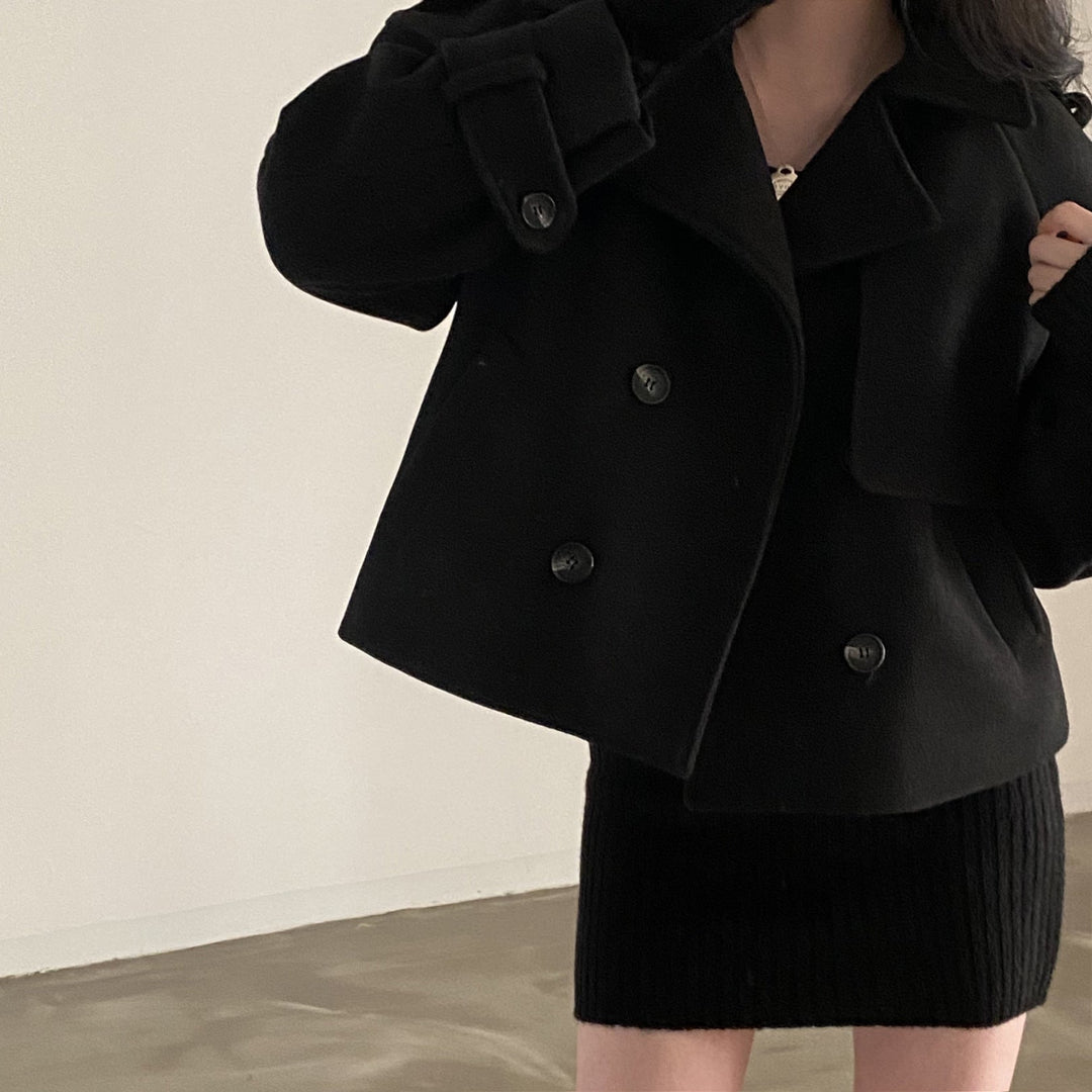 Levoire | Manteau d'automne élégant pour femmes Noir One size fits all