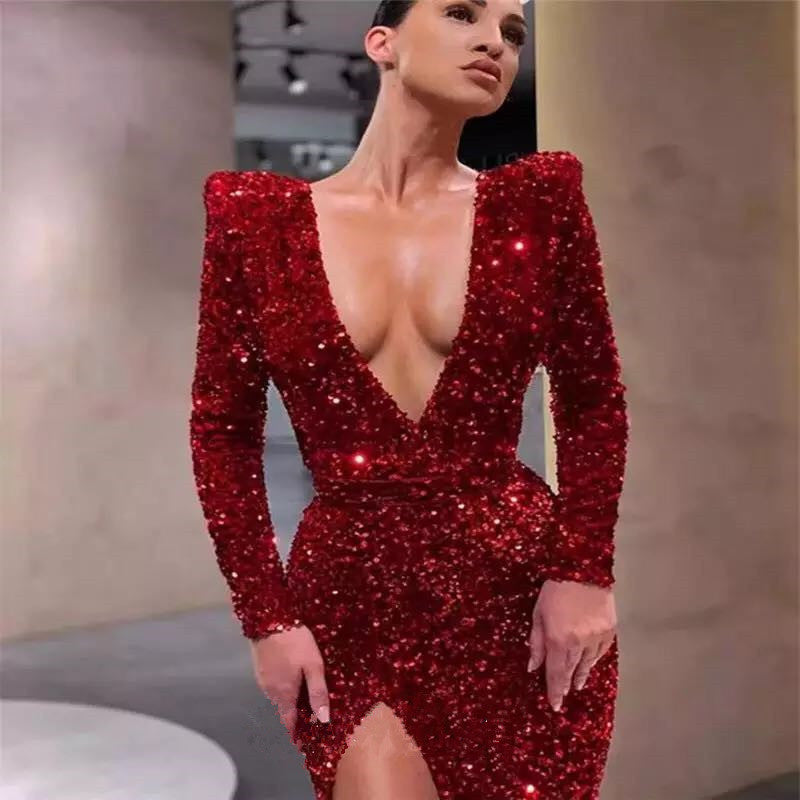 Levoire | Tunique fendue brodée élégante robe de printemps