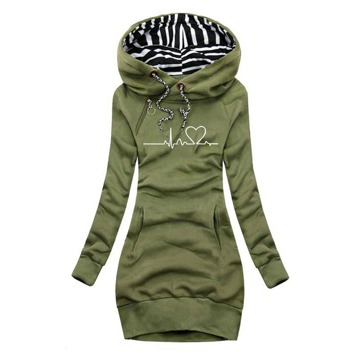 Levoire | Sweat À Capuche Imprimé Stylé Vert
