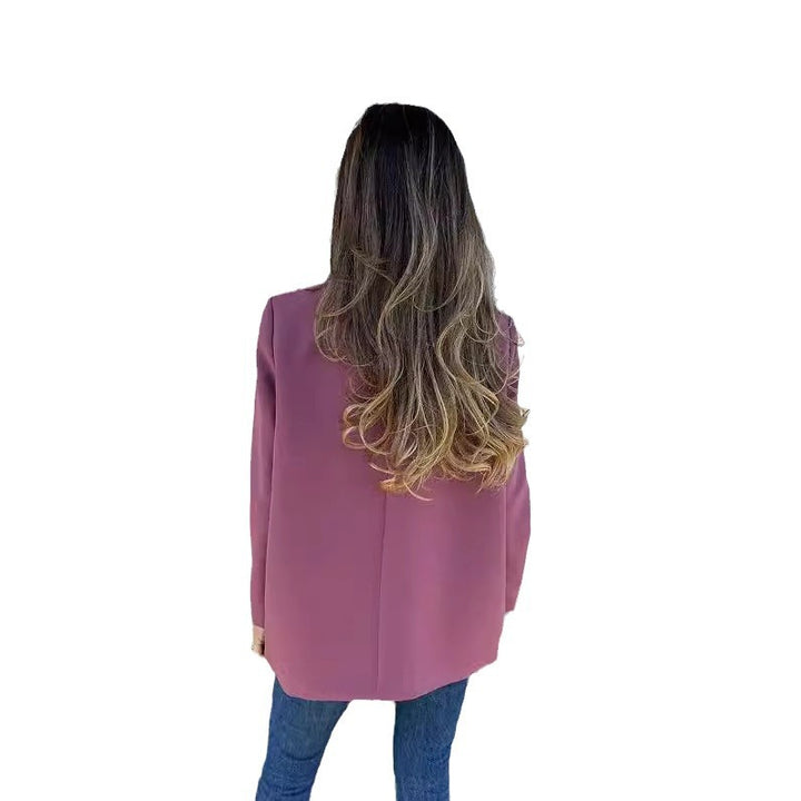 Blazer élégant pour femmes avec patte de boutonnage double et coupe stylée Levoire