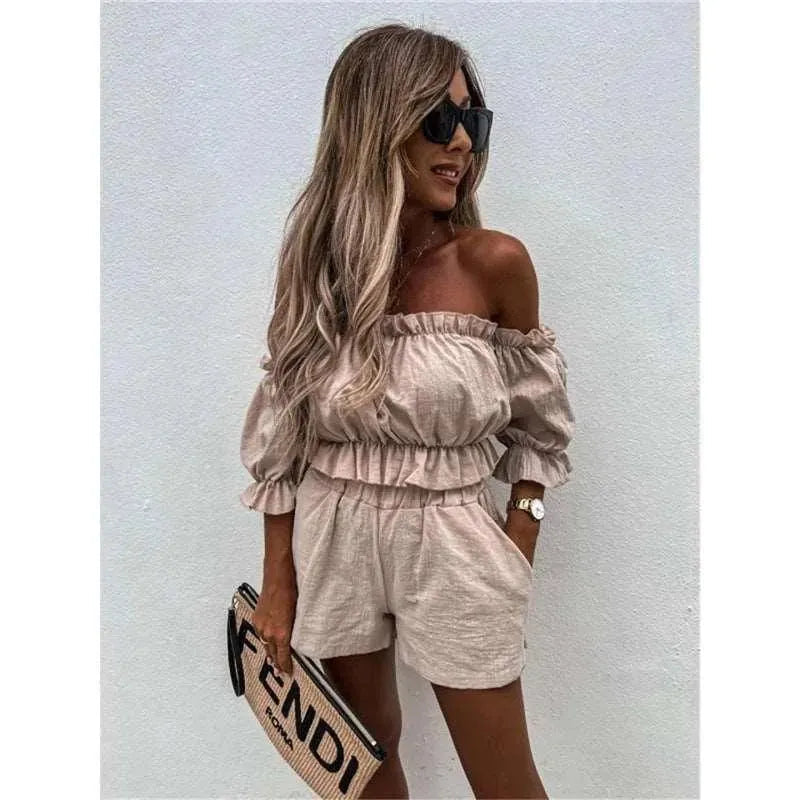 Levoire | Robe deux pièces à épaules nues