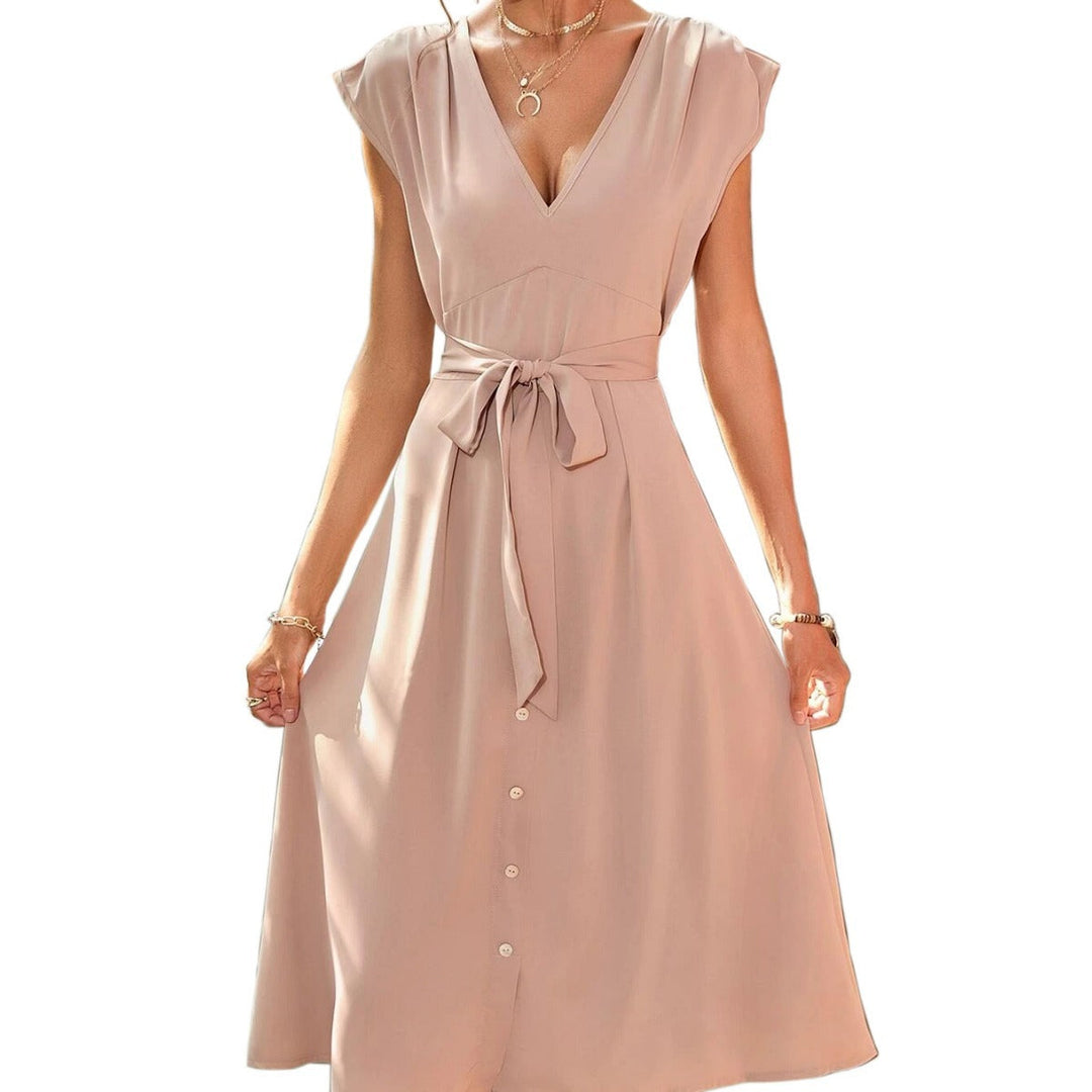 Levoire | Élégant Pendler Grand Brillant Jupe Robe Mi-Longue