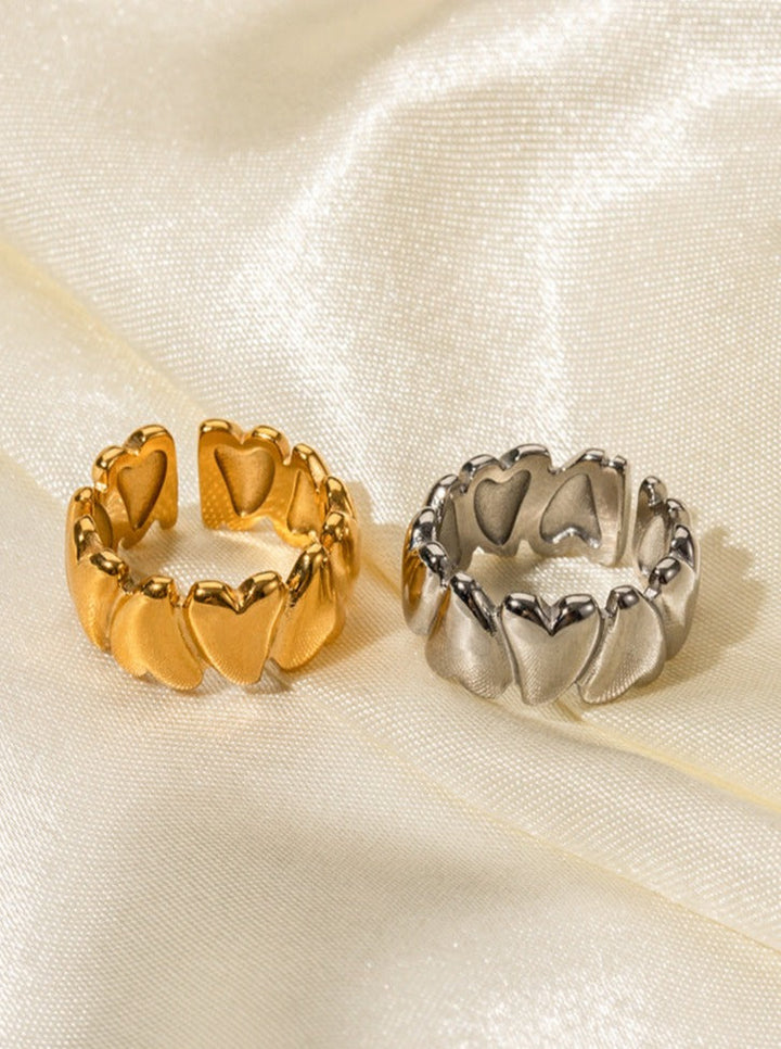Levoire | Or Acier Inoxydable Amour Bague Ouverte
