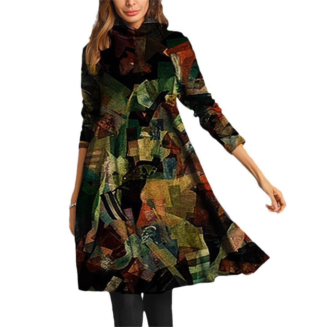 Levoire | Chic Fashion Col Roulé Robe Longue