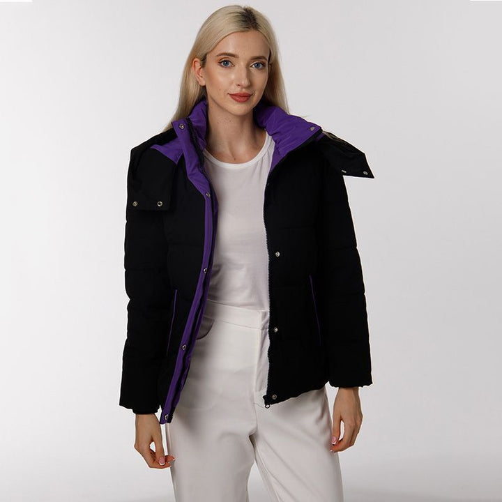 Veste d'hiver matelassée pour femmes avec design réversible et poches pratiques Levoire