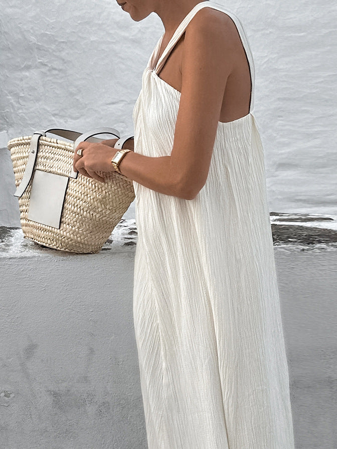Levoire | Robe Longue Avec Nœud Avant