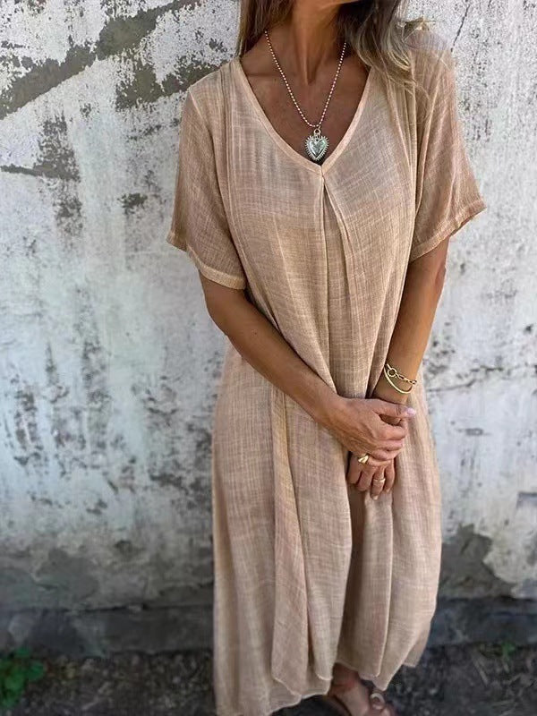 Levoire | Robe D'Été Beige