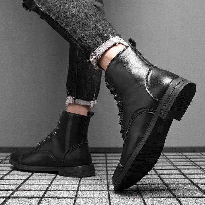Levoire | Bottes Cheville Cuir Véritable