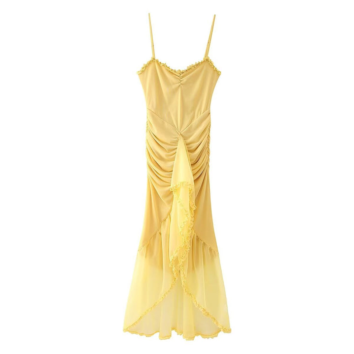 Levoire | Belle nouvelle robe de fête élégante du printemps Jaune