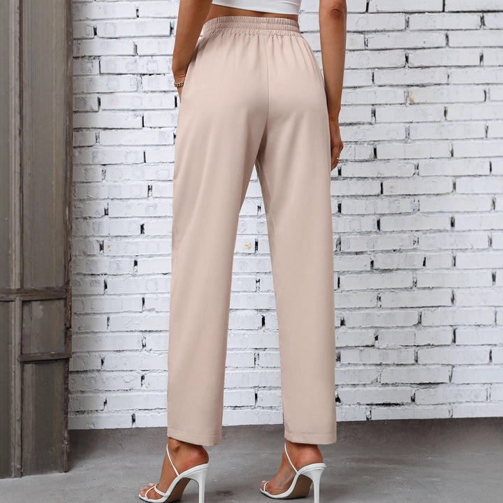 Pantalons de loisirs aérés pour femmes avec taille élastique et poches latérales Levoire