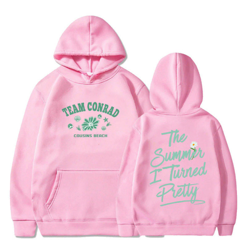 Sweat à capuche pour femmes avec imprimé floral et imprimé créatif Levoire