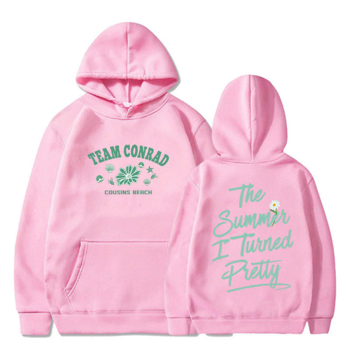 Sweat à capuche pour femmes avec imprimé floral et imprimé créatif Levoire