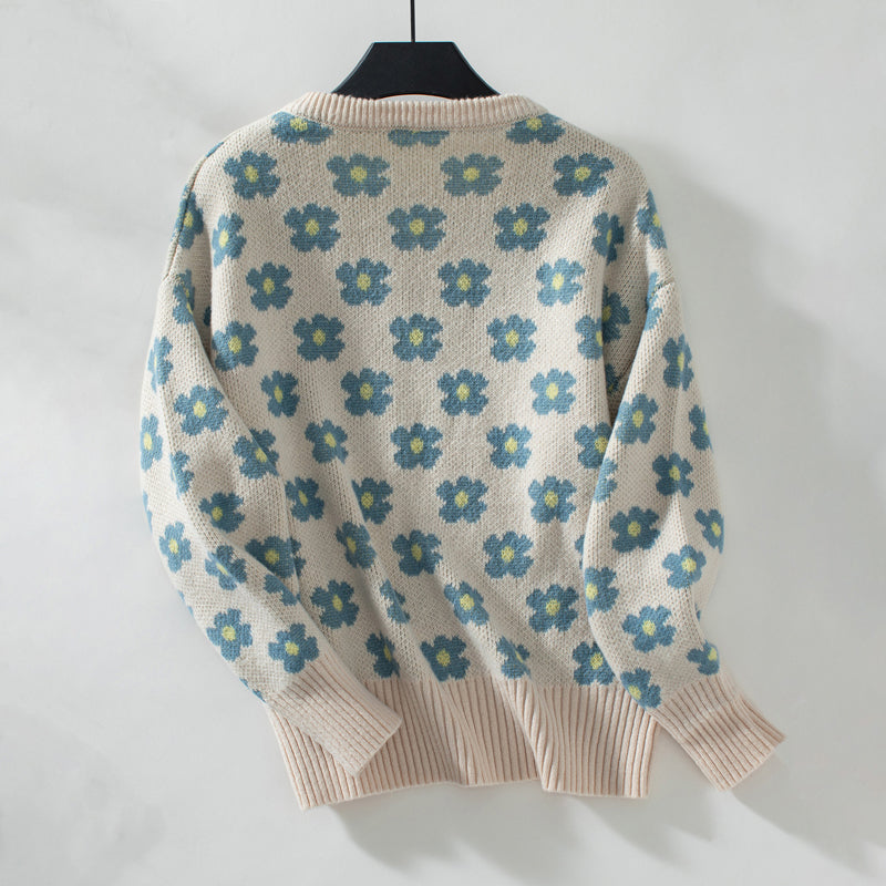 Levoire | Décontracté En Tricot Fleuri