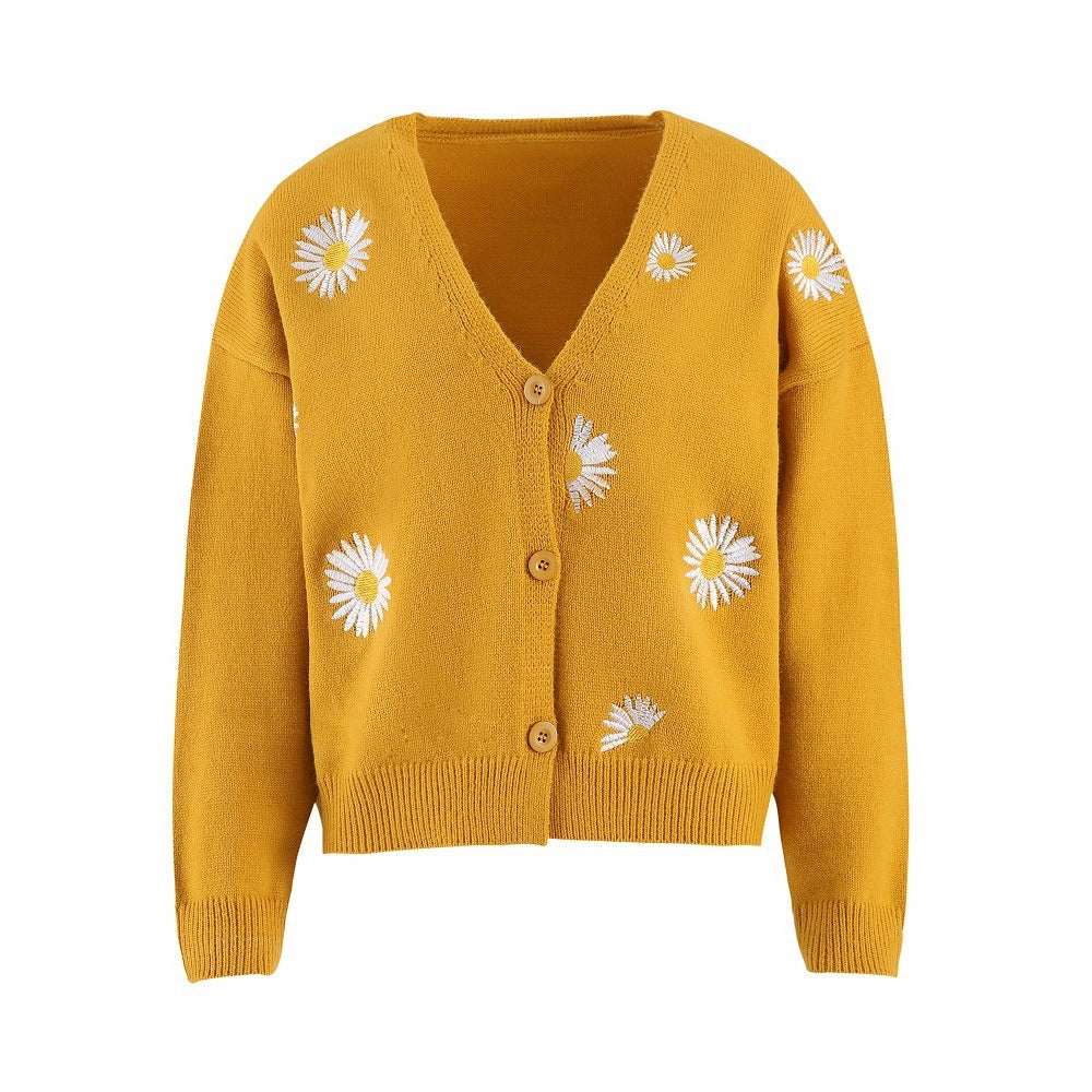 Levoire | Frais Tricot Fleuri Jaune (Épuise)