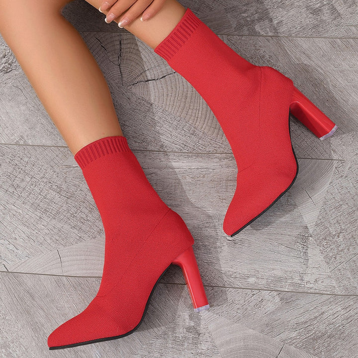 Levoire | Bottes à talon en cristal