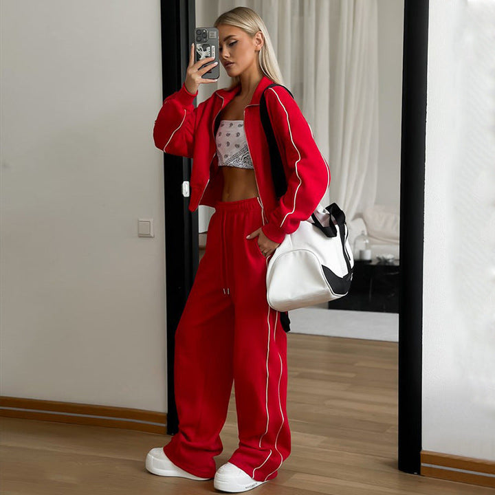 Levoire | Veste de sport à cordon Ensemble de pantalons longs