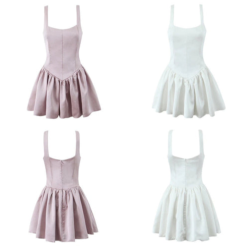 Levoire | Robe courte à manches bouffantes ludique