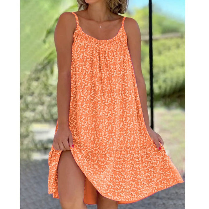 Levoire | Élégant, spacieux, jupe en fleur Orange