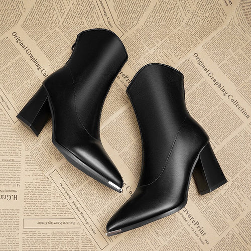 Levoire | Bottes en cuir à talons