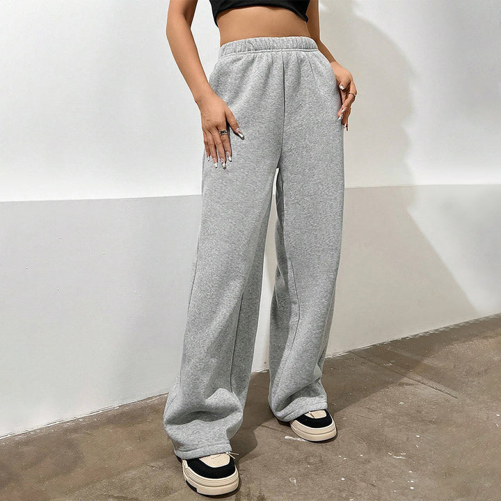 Pantalon de jogging large pour femmes avec taille élastique Levoire