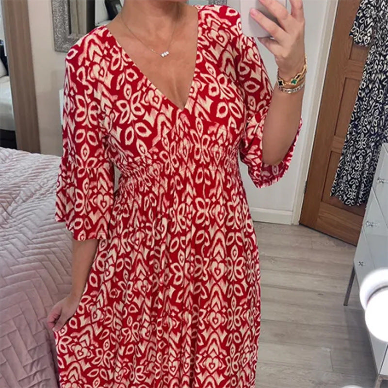 Levoire | Robe longue ample de plage Rento Fabrikkis-grossiste, grand stock disponible