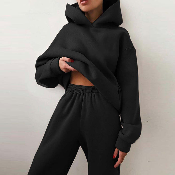 Levoire | Sweat À Capuche Chic Et Ensemble De Jogging Pour Femmes Noir