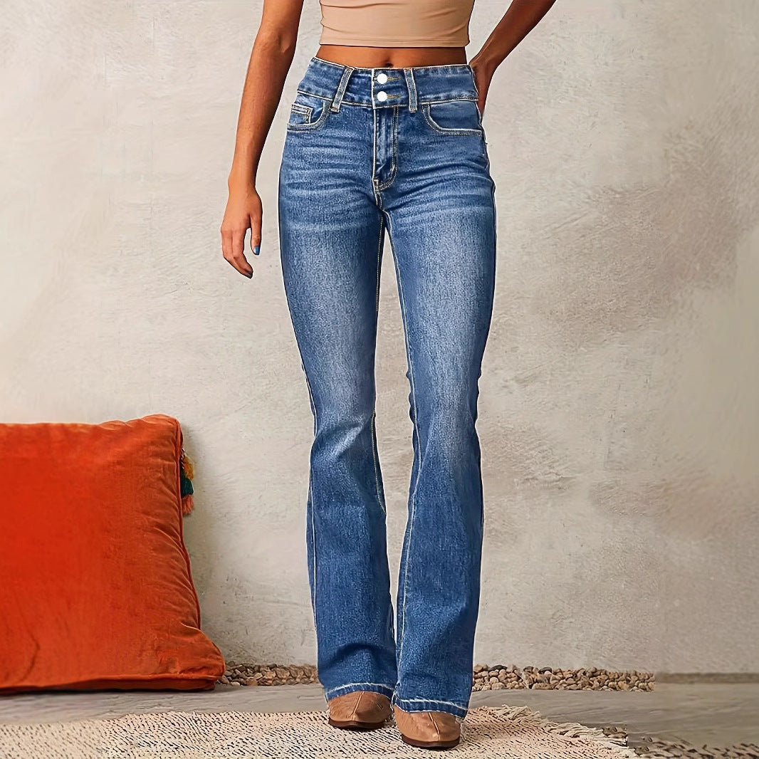Jean bootcut taille haute femme Levoire