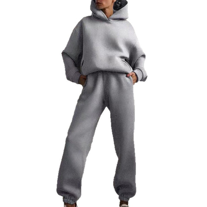 Ensemble de sweat à capuche surdimensionné et de pantalon de jogging pour femmes Levoire