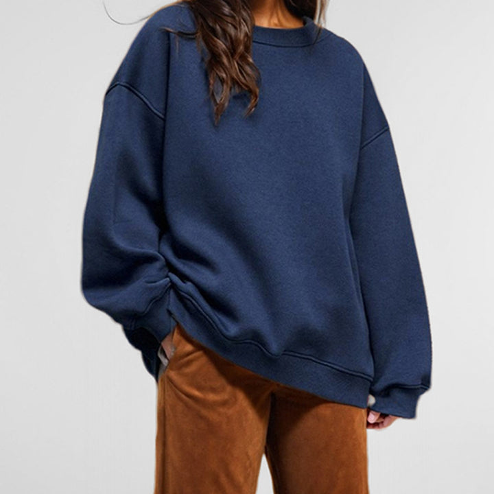 Sweatshirt surdimensionné pour femmes avec une coupe ample et un design décontracté Levoire