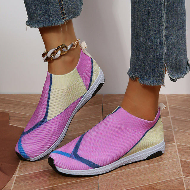 Levoire | Baskets En Couleur Contraste