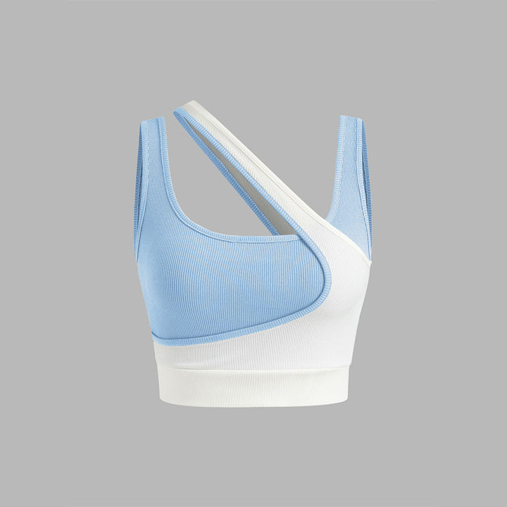 Buste de sport féminin avec design asymétrique et bretelles ajustables Levoire