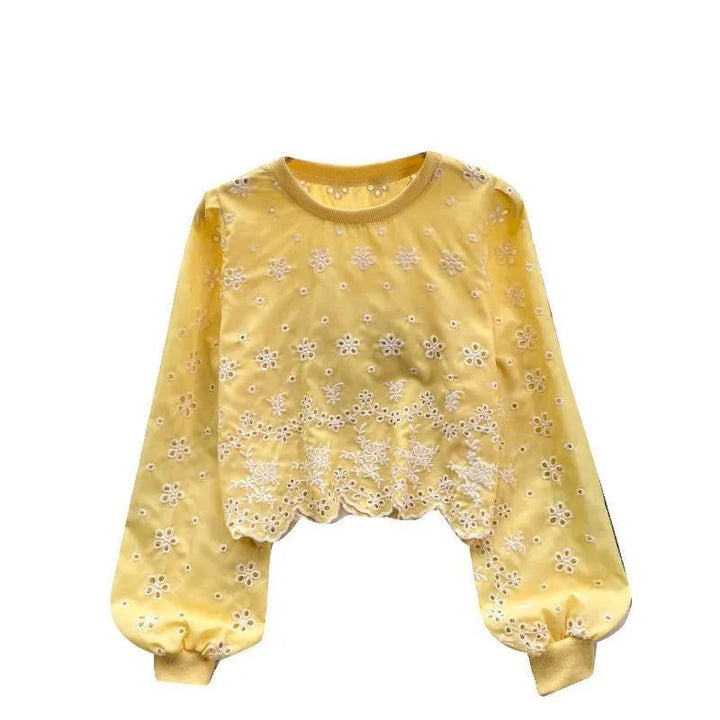 Levoire | Chemise à manches courtes avec manches bouffantes