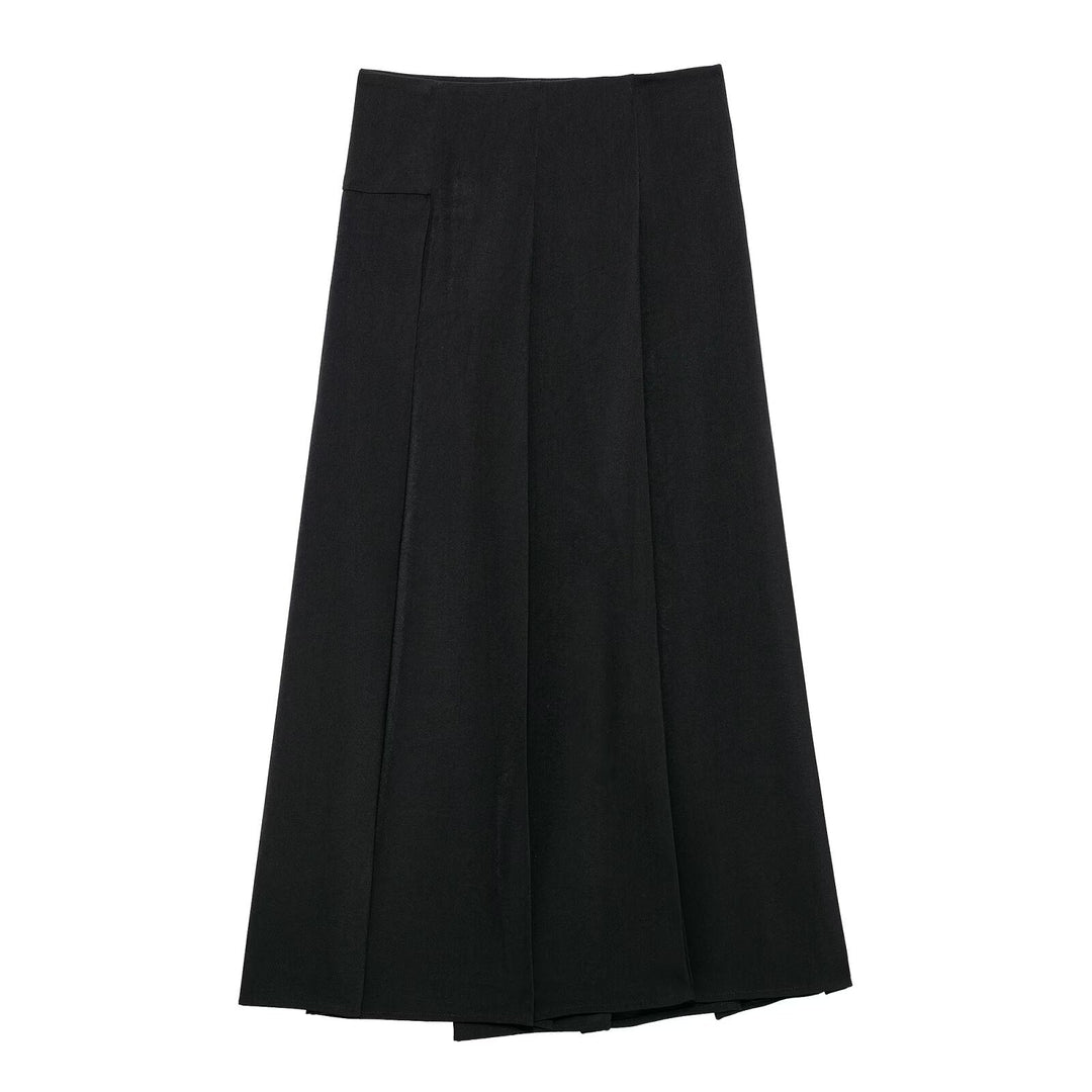 Levoire | Léger Printemps Lumineux Jupe A-line Noir