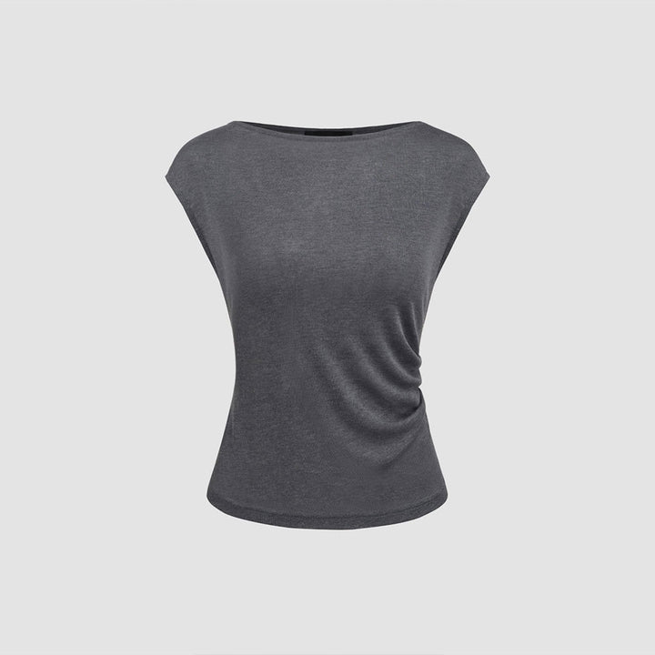 Haut élégant pour femmes avec design drapé asymétrique Levoire