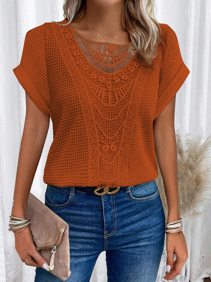 Levoire | Chemise joliment conçue Rouge Orange