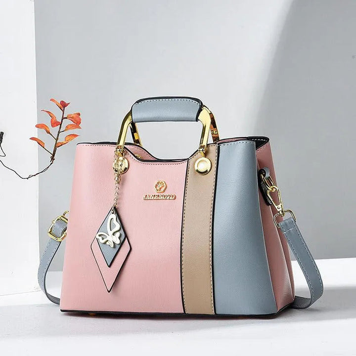 Levoire | Sac à bandoulière élégant avec bandoulière Rose et bleu