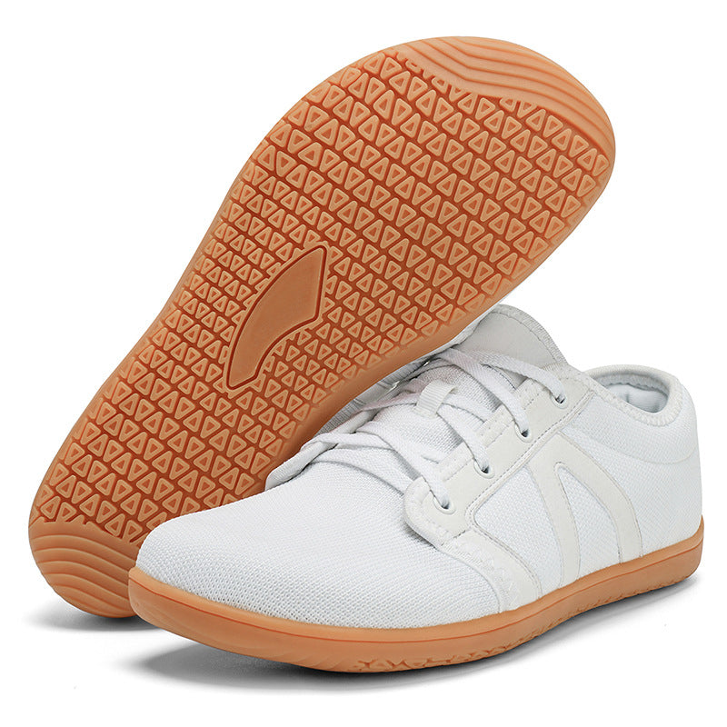 Levoire | Baskets Élégantes Pieds Nus Blanc