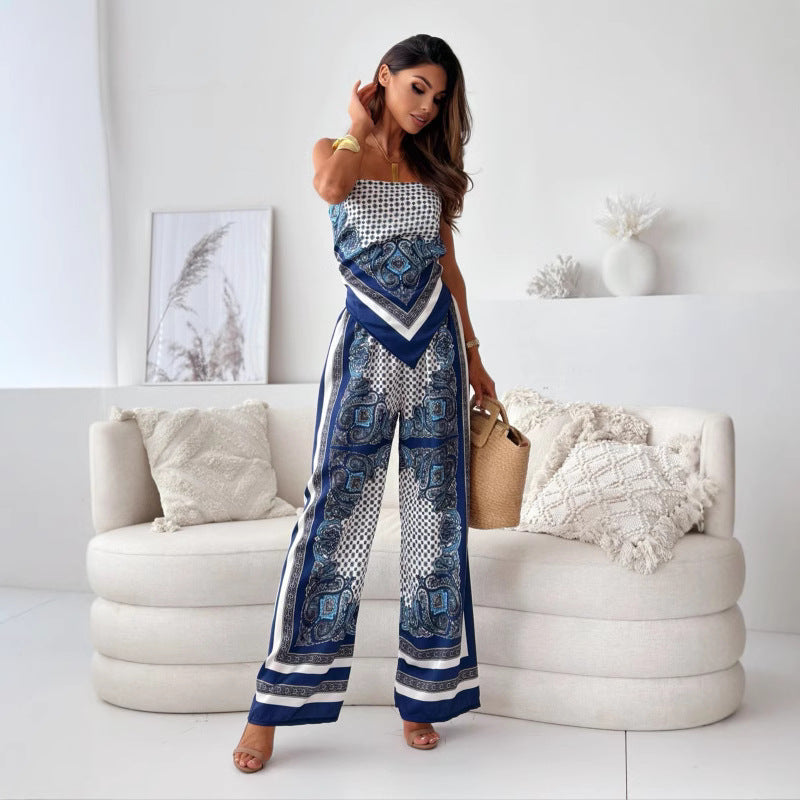 Levoire | Ensemble Toppari Amazon Print Toppari Pantalons Ensemble