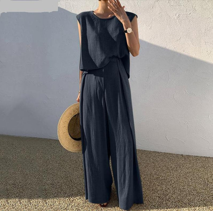 Levoire | Zu Delets Ensemble Tendance Bleu foncé