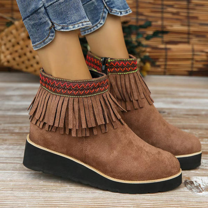 Levoire | Bottines À Franges Hiver