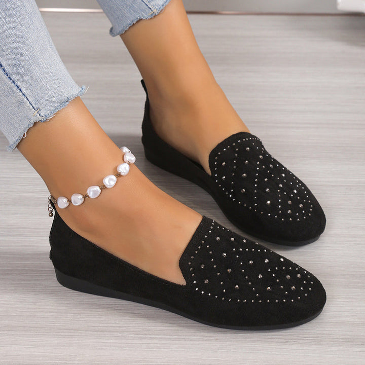 Levoire | Mules Plates Luxueuses Avec Détails En Cristal Pour Femmes