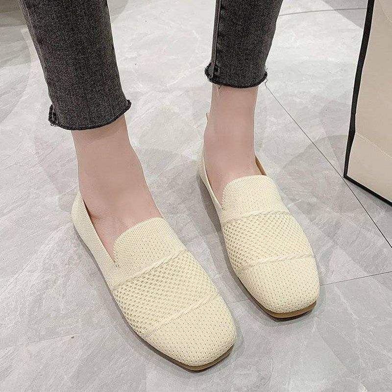 Levoire | Baskets Slip-On Respirantes Pour Femmes Beige