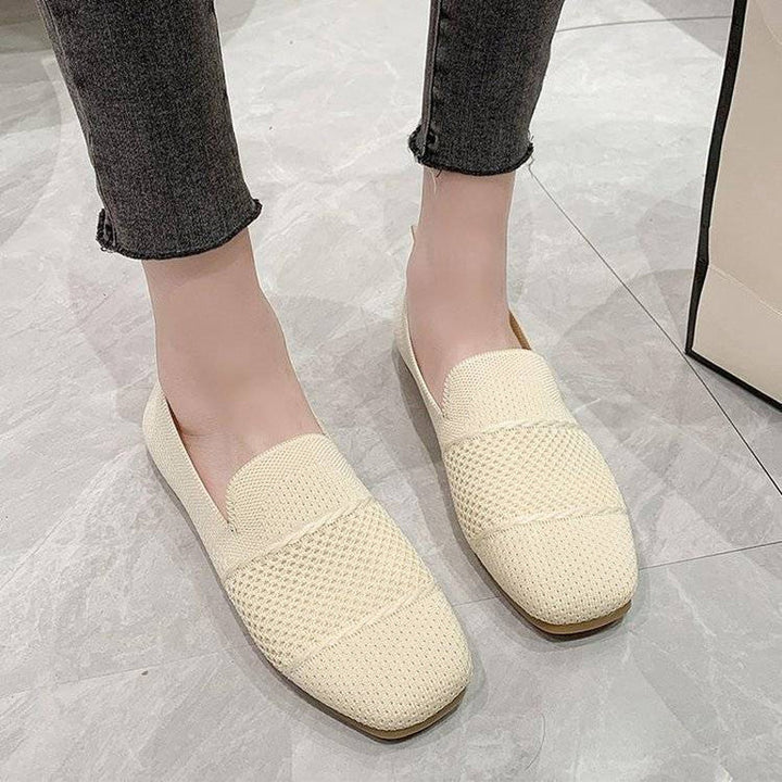 Levoire | Baskets Slip-On Respirantes Pour Femmes Beige