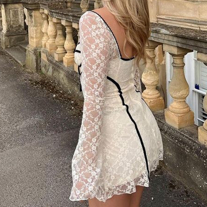 Levoire | Élégante Jupe Courte A-ligne Robe Longue Sexy