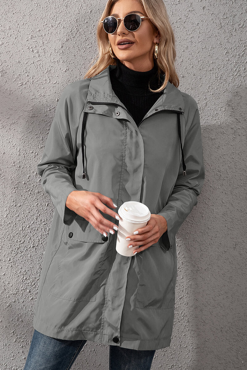Levoire | Veste Coupe-Vent Urbaine Imperméable Avec Capuche